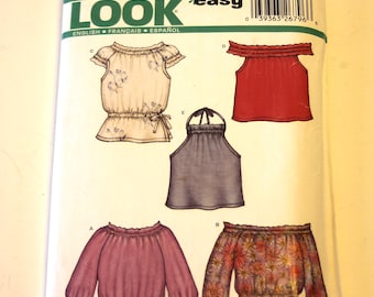 New Look 6275: Misses' Easy-sew Tops Sizes 8-18 UNCUT
