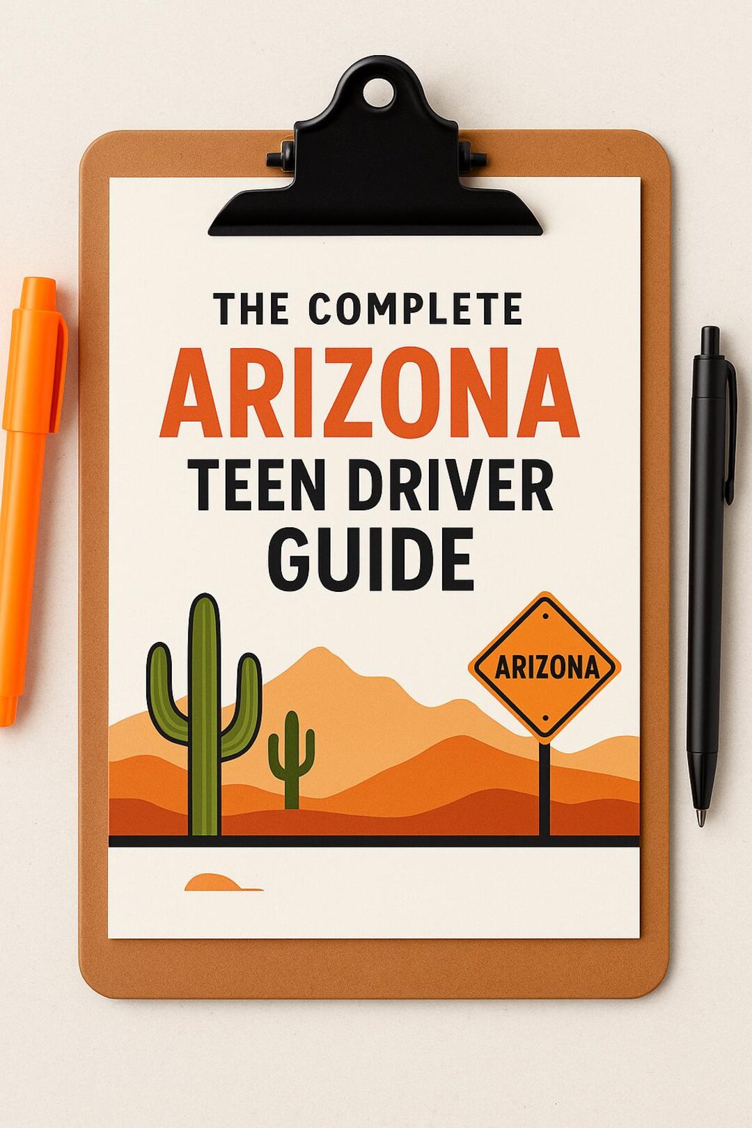 Printable Arizona Driver's Ed Packet-teen Licensing & Road Test Tips - Etsy