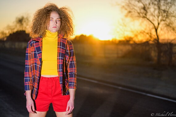 90s plaid blazer, retro fitted blazer, 90s retro