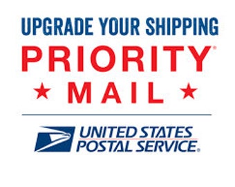 2-3 Day USPS Priority Mail SHIPPING Label, shipping upgrade for usa domestic 2 to 3 day usps priority mail service