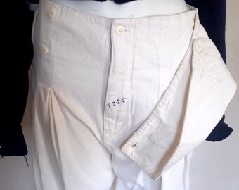 1980's Vintage CODE ZERO pants, men's vintage detachable baggy fit pants, 90s retro hi waist pants, unisex size 31 waist 34 inseam 31x34