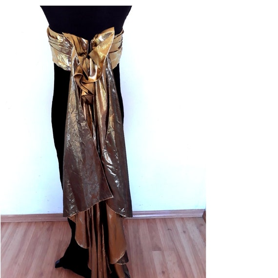 1980's Vintage LILLIE RUBIN gown, 80's vintage coc