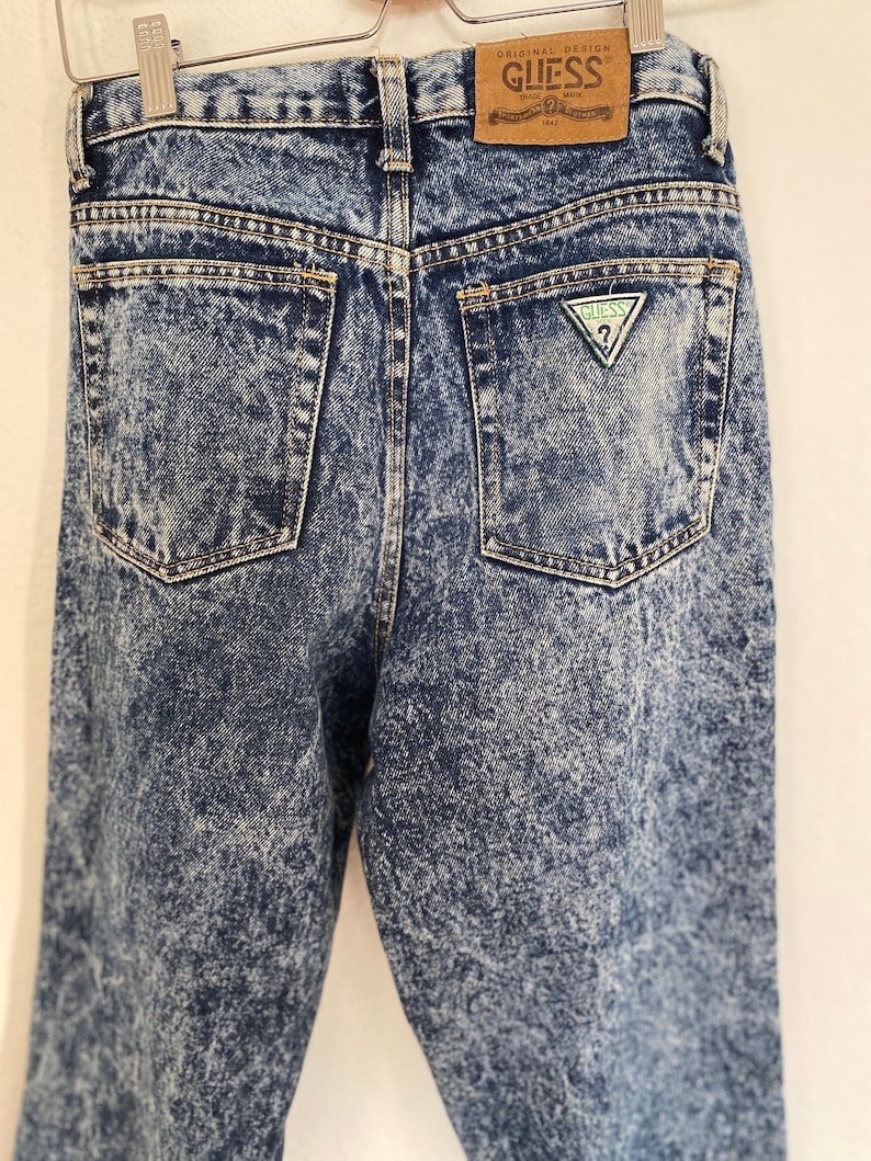 80s Vintage GUESS Jeans 31 x 29 mens vintage acid wash Etsy