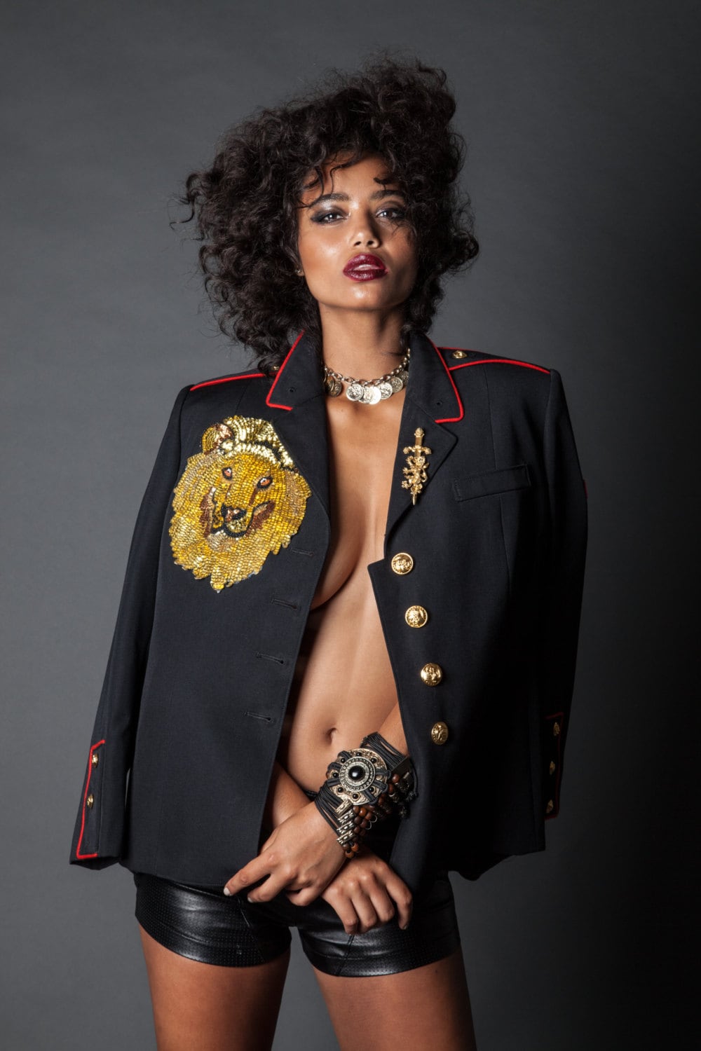 Graphic Marching Band Jacket - Women - Ready-to-Wear