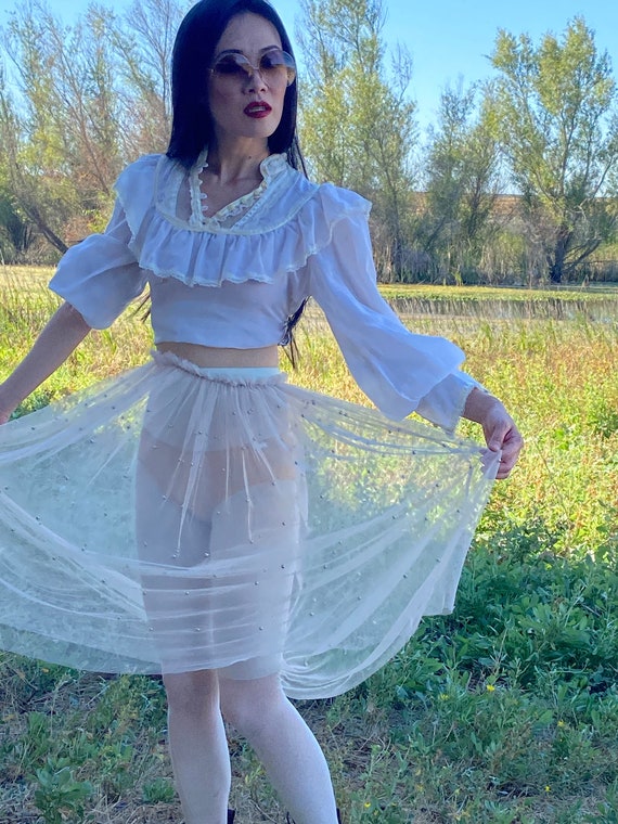 Vintage GUNNE SAX Prairie blouse top, Gunne Sax ro