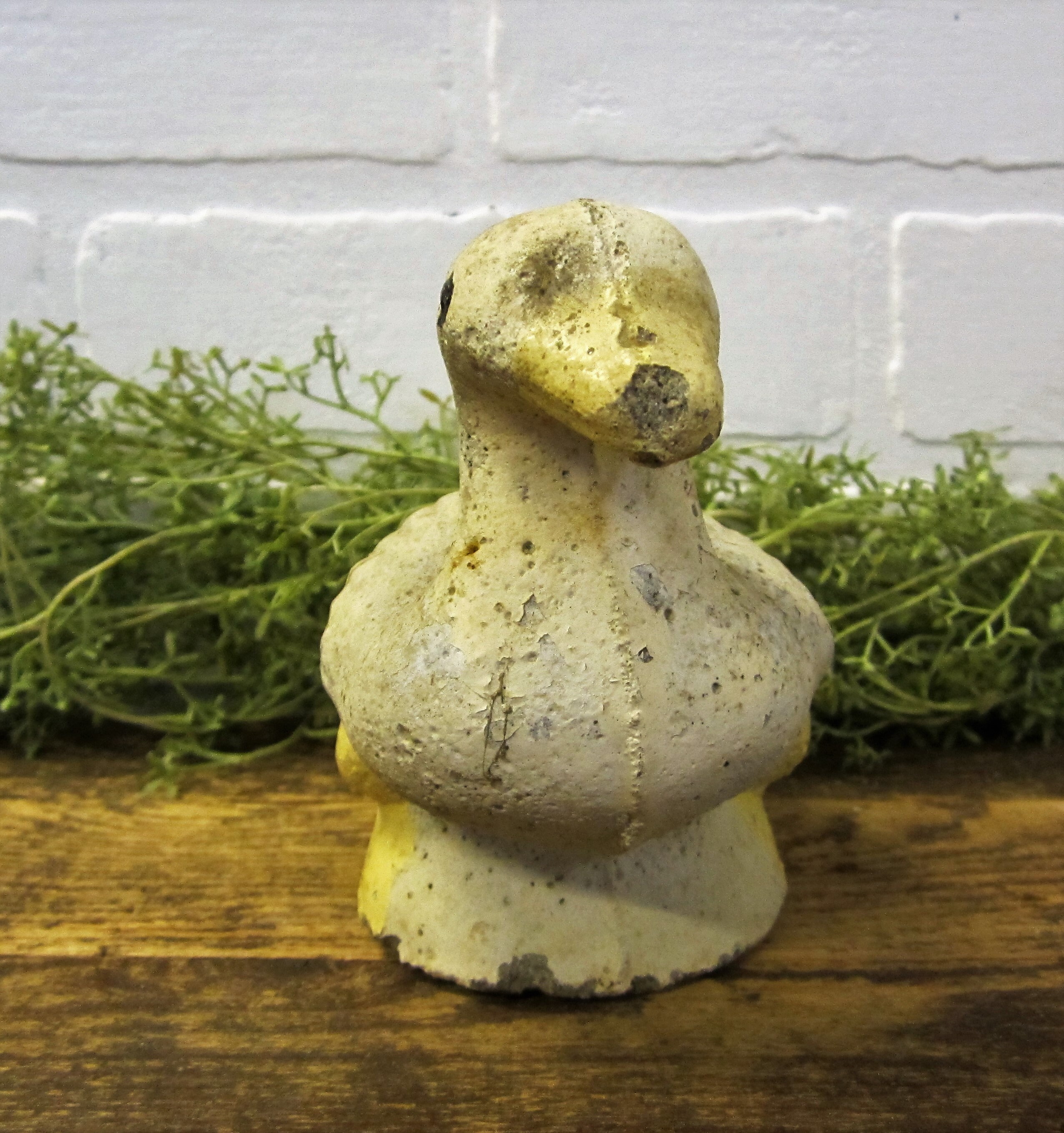 Vintage Concrete 5 Duck Garden Statue Spring Farmhouse Etsy