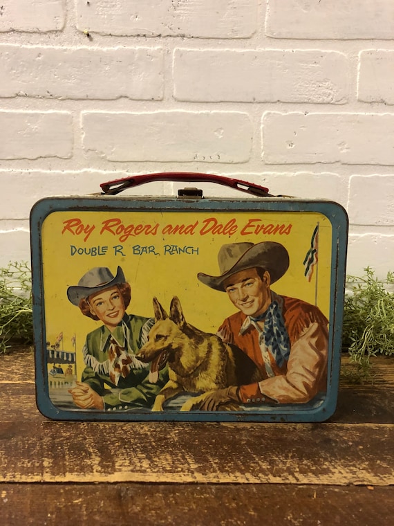 Vintage Roy Rogers Dale Edwards universal American lunch box | Etsy