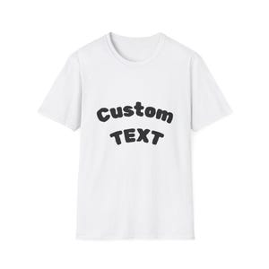 Custom Comfort Colors T-Shirt: Personalized Text Shirt