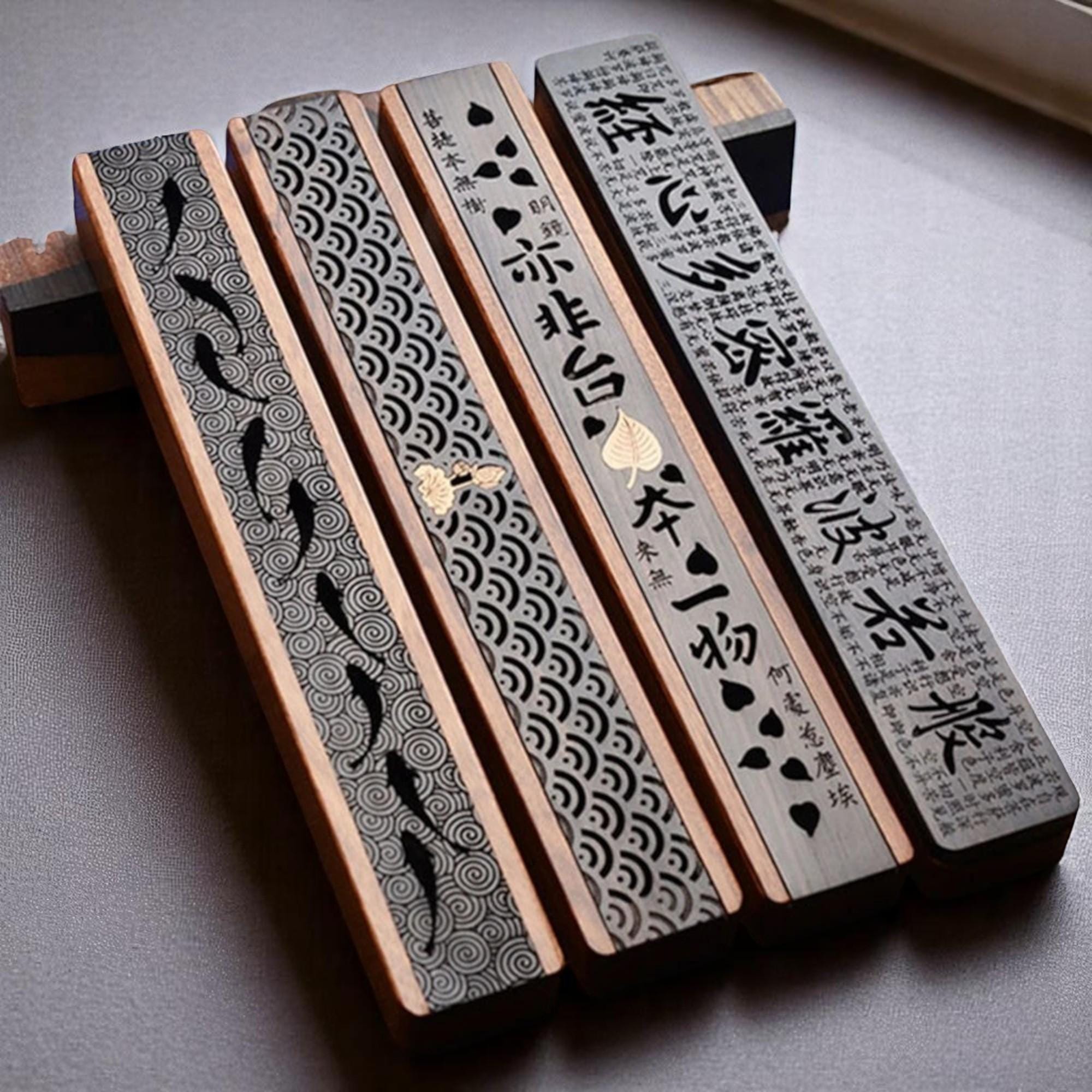 Aromatherapy Retro Wooden Incense Holder | Chinese Carved Censer Box | Spiritual Burner for Home Decor | Boho Zen Gift for Office