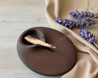 Palo Santo Holder | Ceramic Sage Holder | Handcrafted Incense Burner | Smudge Bowl | Practical Scent Stand | Boho Home Decor