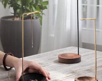 Upside Down Incense Burner | Wooden Incense Stick Holder | Creative Home Decor | Yoga Room Accessories | Meditation Gift | Zen Decor