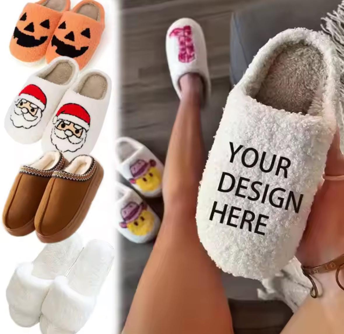Custom Fuzzy Slippers