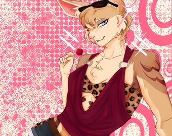 Skeb / Encargos de arte digital personalizados Furries de cuerpo entero, medio cuerpo, retrato de cabeza Human Fur / Precios en la descripción