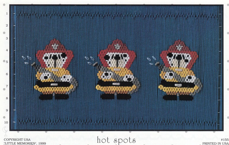 Little Memories Smocking Plate hot Spots Etsy