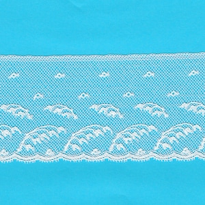 Maline lace, &quot;Lily of the Valley&quot;  2&quot; edging, Capitol Imports #208640