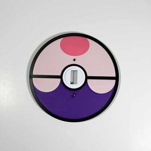 Pokè ball Light Switch Cover - Wall Plate, Gamer Room Decor, Kids Bedroom Decor, Dream Ball, Girl Gamer
