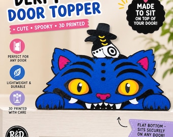 Derpy & Sussie K-pop Demon Hunters Door / Frame Topper – Room Wall Art