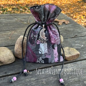 Tarot Card, Oracle Deck, or Dice Drawstring Pouch