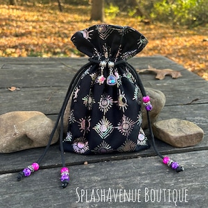 Tarot Card, Oracle Deck, or Dice Drawstring Pouch