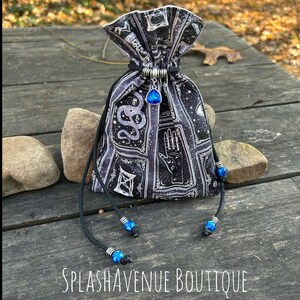 Tarot Card, Oracle Deck, or Dice Drawstring Pouch
