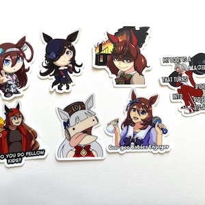 Uma Musume Die-Cut Stickers