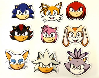 Sonic Vinyl Stickers