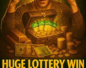 Lottery Win Spell: Gambling Luck, Jackpot, Wealth (Personalized)