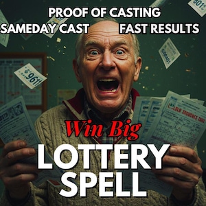 WIN BIG LOTTERY Spell | Lucky Numbers | Jackpot Energy | Fortune Pull | Prosperity Magnet | Sudden Riches | Wealth Ritual | Money Attraction