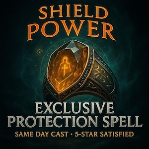 Exclusive Protection Spell: Personalized Spiritual Shield