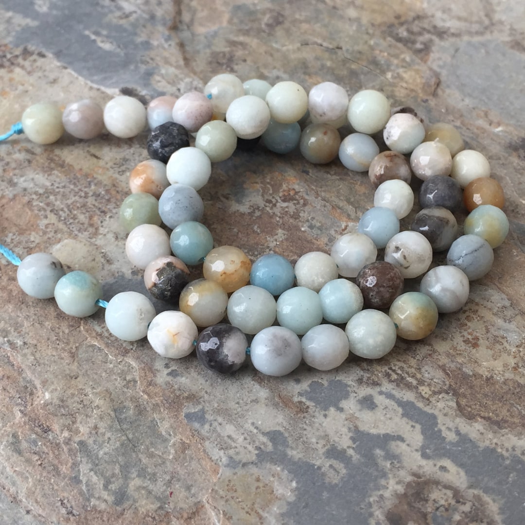 Light Blue Amazonite Beads, 6mm, Round, 15 Inch Strand Etsy