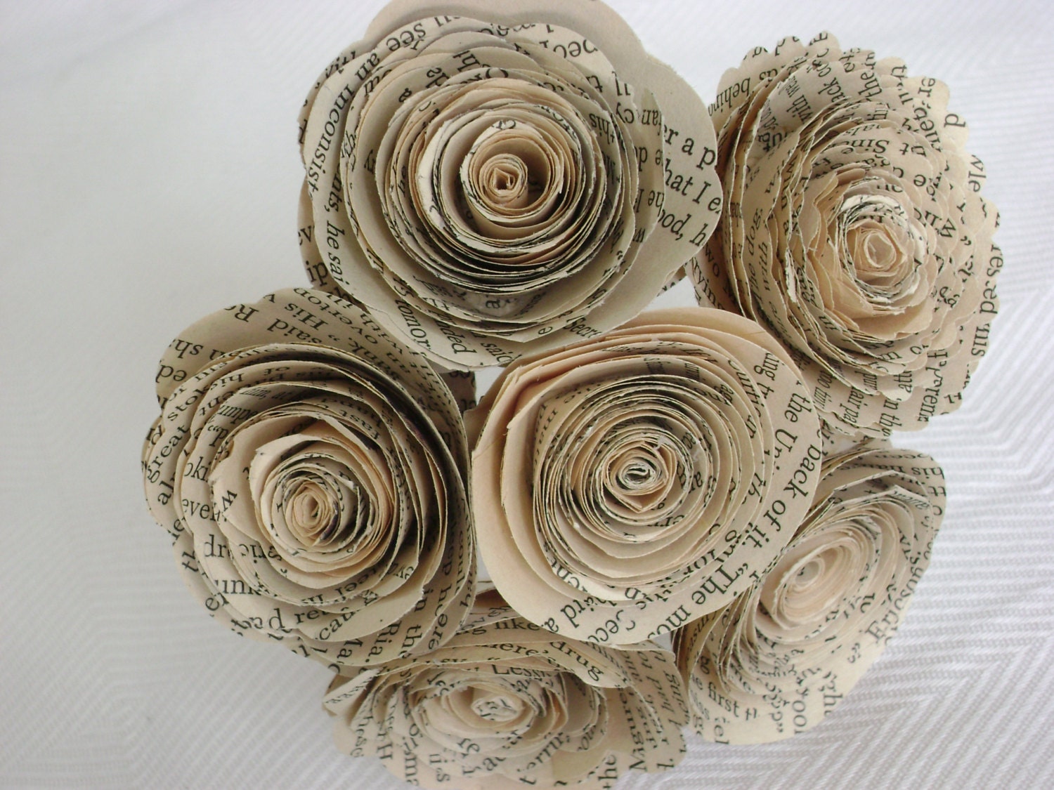 Jane Austin Roses Jane Austen Roses 6 Paper Flowers 2