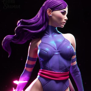 Psylocke: X-Men Premium 1/8th Scale STL
