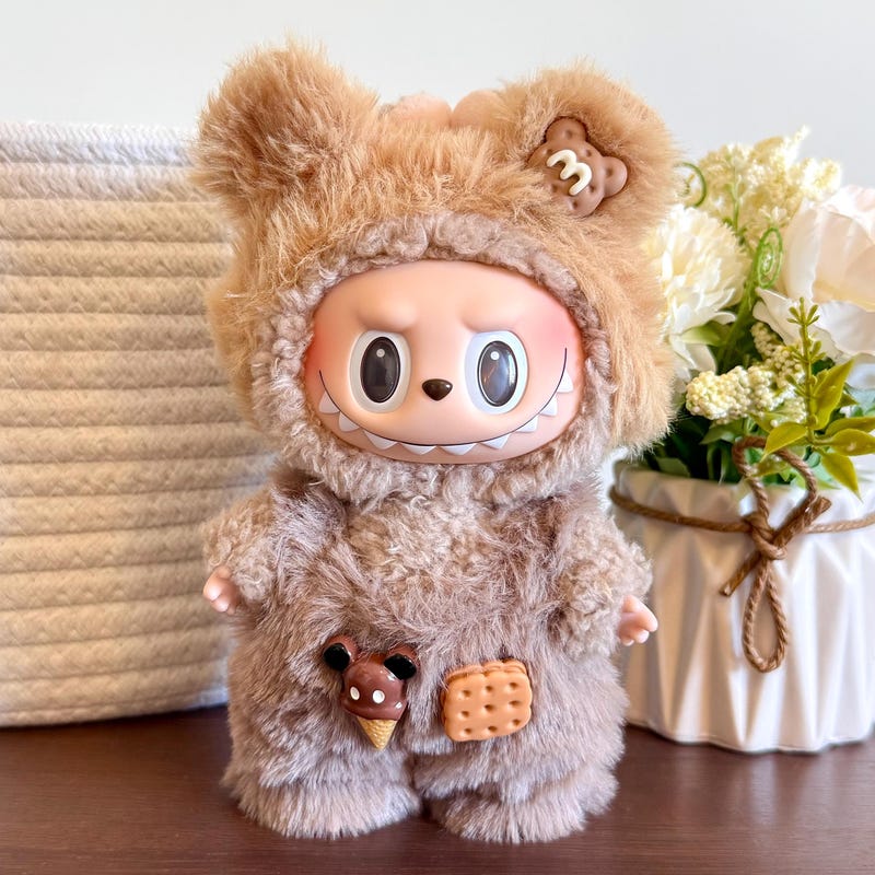 Brown Labubu Teddy - Etsy