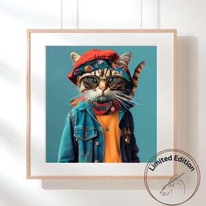 Cat Print- Cat France 3-Limited Edition of 25