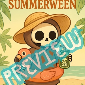 Summerween Coloring book