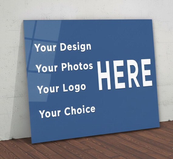 Custom Tempered Glass Wall Decor, Personalized Glass Print, Custom Gift Wall Art, Your Photo or Logo Print, Custom Glass, Custom Decor