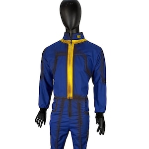 Vault 101 Fallout Cosplay Jumpsuit: Post-Apocalyptic Gamer Costume