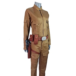 Star Wars Inspired Han Solo Women&#39;s Costume with Leather Belt