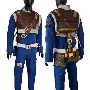 Cal Kestis Jedi Survivor Costume – Fallen Order Inspired Suit with Leather Belts & Accessories.