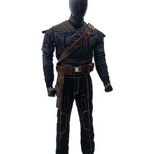 Mandalorian Inspired Bounty Hunter Flight Suit | Custom Star Wars Cosplay Costume | Handmade Armor Undersuit.