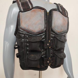 Blade Inspired Vampire Hunter Leather Vest | Cosplay Costume Gear