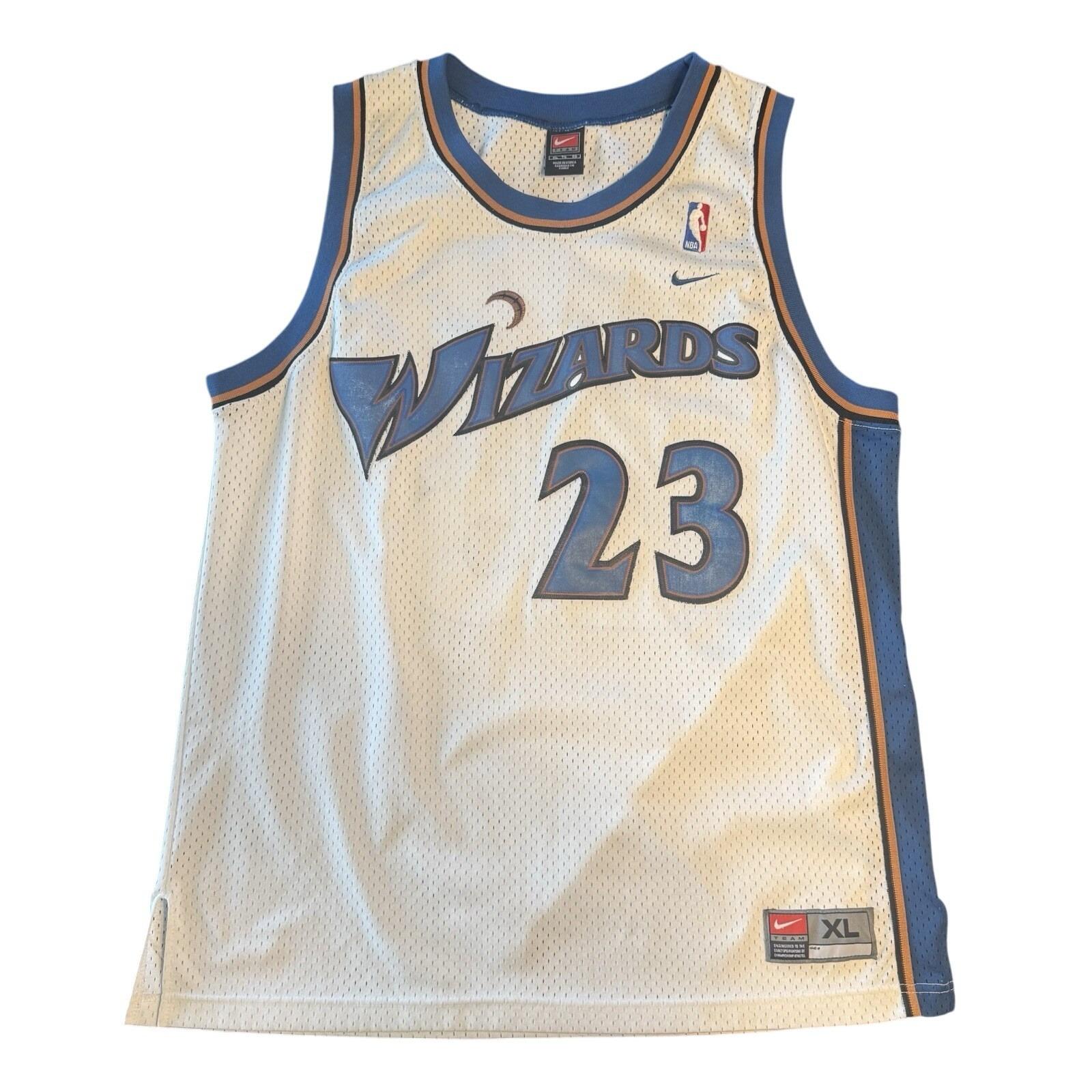 Nike Michael Jordan Washington Bullets Jersey Mens 2XL White Red