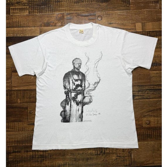 Vintage 90s 1991 Clive Barker Rare Hellraiser Shirt Size XL 