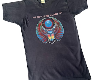 JOURNEY 1981 TOUR T SHIRT Original Vintage Burnout - Etsy