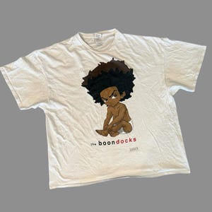 Y2K The Boondocks Huey Freeman Delta Pro Weight T Shirt 3XL