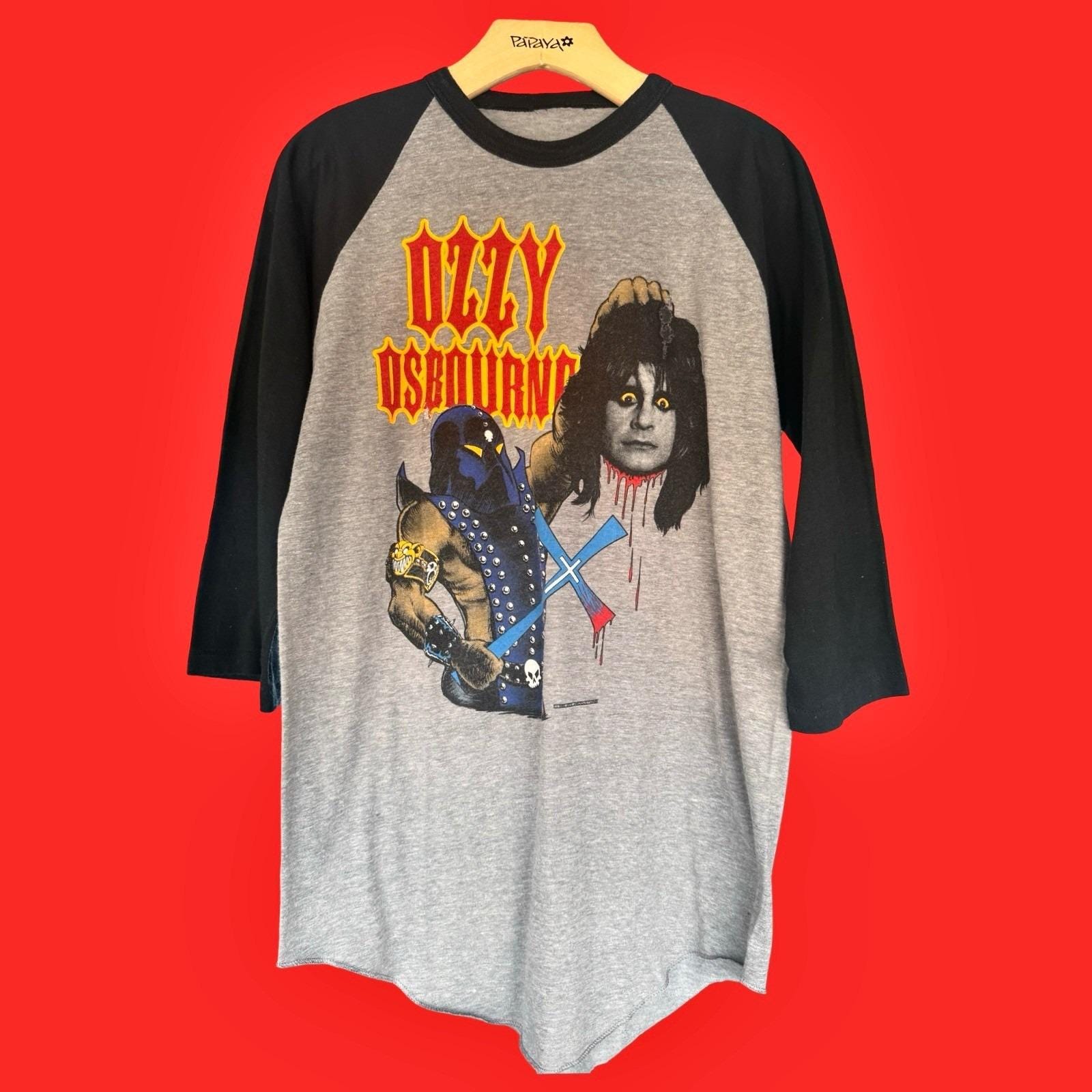 Ozzy Osbourne Tシャツ 1982年製　vintage Vintage 1982 Ozzy Osbourne Shirt - TokoPyramid