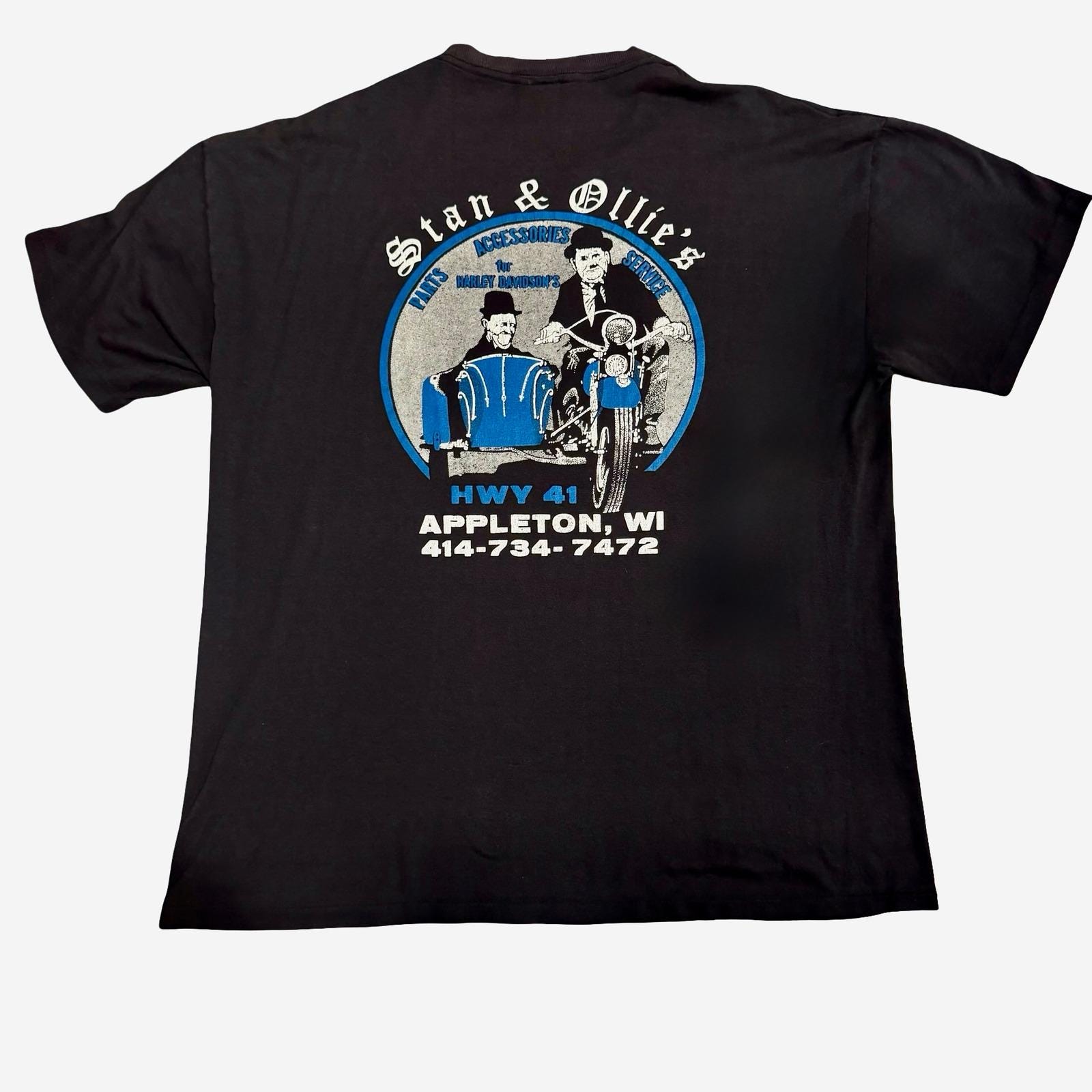 80s~90s HOLOUBEK BLACK FILMMAKERS Tシャツ L Vintage 1985 Harley Davidson T Shirt Holoubek Tag Made in USA Mens