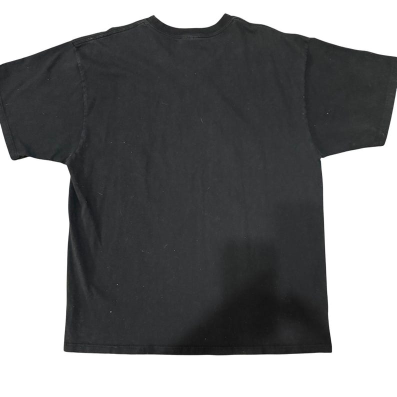 Nike Air Graphic T-Shirt Mens XL Black Short Sleeve Swoosh Heavyweight Cotton image 2