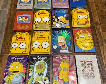 The Simpsons DVD Collection Seasons 1-14 16 20 & Movie Collector Head Cases Lot