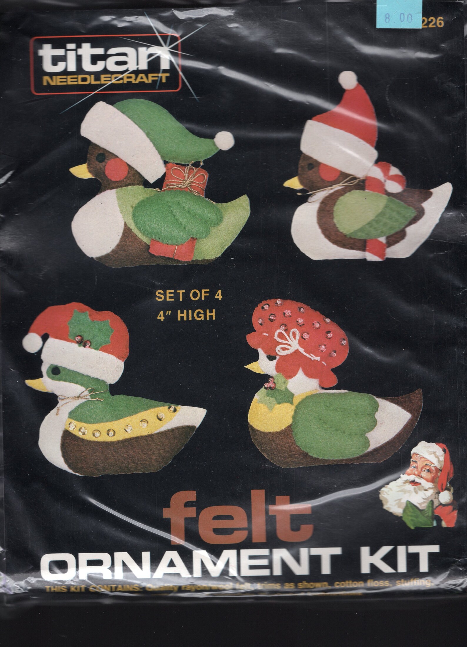 Titan Needlecraft Felt ducks Ornament Kit Etsy